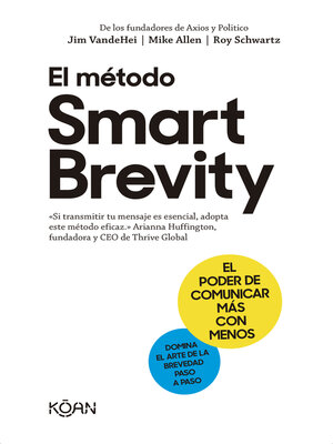 cover image of El método Smart Brevity